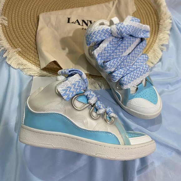 Lanvin Sneakers in Light Blue - Picture 3 of 10